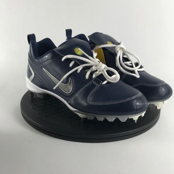 Nike Unify Metal Baseball Cleats Blue/White 415179-411 Women’s Size 10.5 - Picture 3 of 11